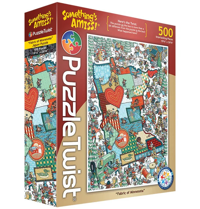 Fabric Of Minnesota 500 Pc Puzzle #10167