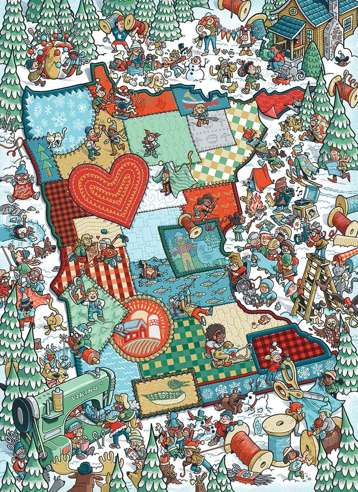 Fabric Of Minnesota 500 Pc Puzzle #10167