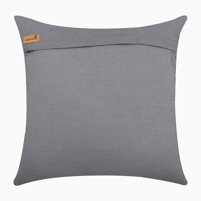 Faraway Tree - Gray Cotton Linen Decorative Euro Sham