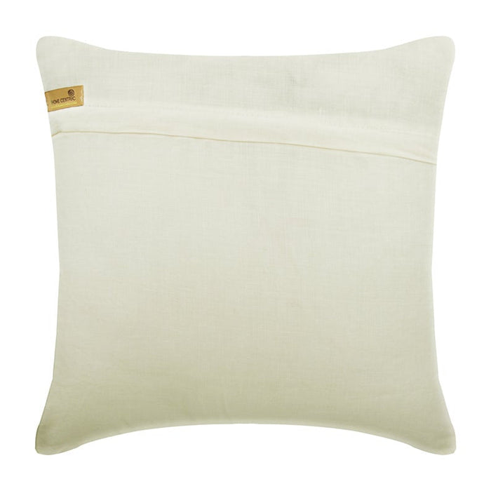 Faraway Tree - Gray Cotton Linen Throw Pillow Cover