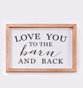 Farmed Love You Farm Wall Sign #723408