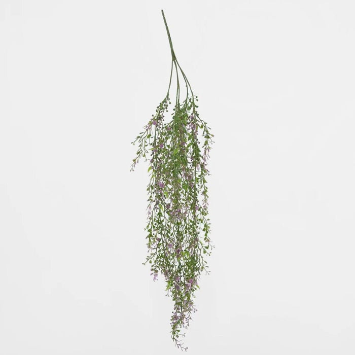 Faux Purple Berries Boxwood Hanging Vine - Suzie Anderson Home