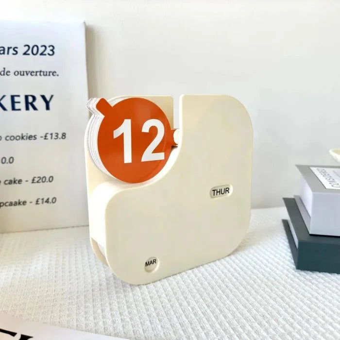 Flipping Desk Calendar