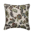 Floral Compatible Ivory Decorative Euro Sham