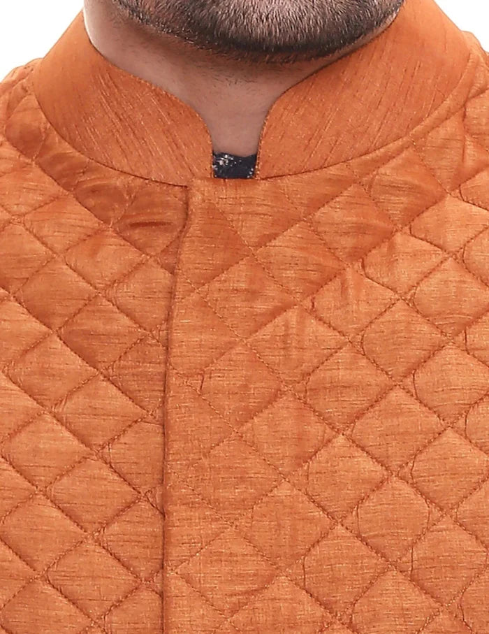 Floral Kurta Quilted Jacket Set