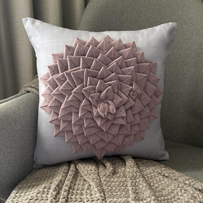 Flowerbed - Lavender Suede Decorative Euro Sham
