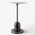 Flynn Side Table | Iron / Marble | W30 x H49cm | More stock arriving this week!