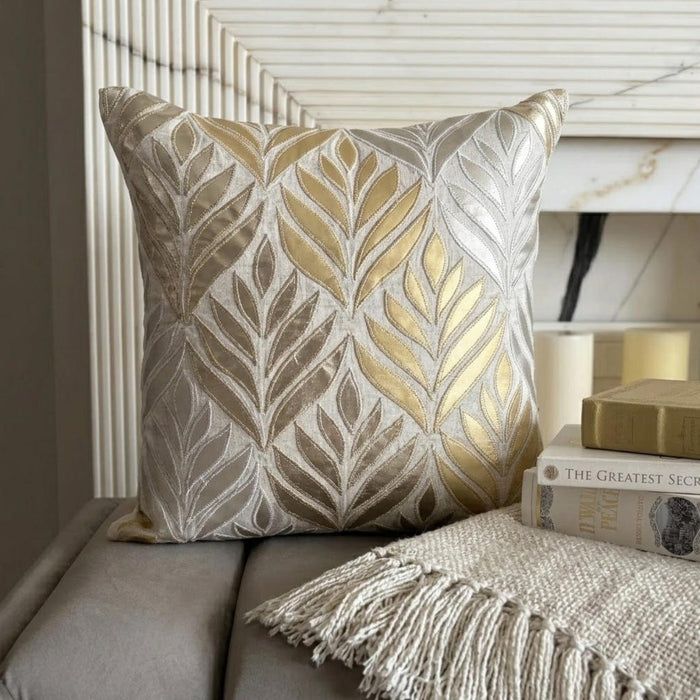 Foil Maple Pillow Cover