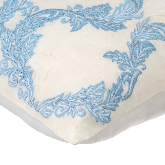 French Riviera Victorian Throw Pillow Cover