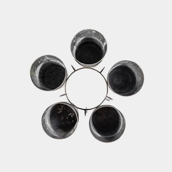 French Tin Centrepiece | Large | Indoor/Outdoor - Suzie Anderson Home