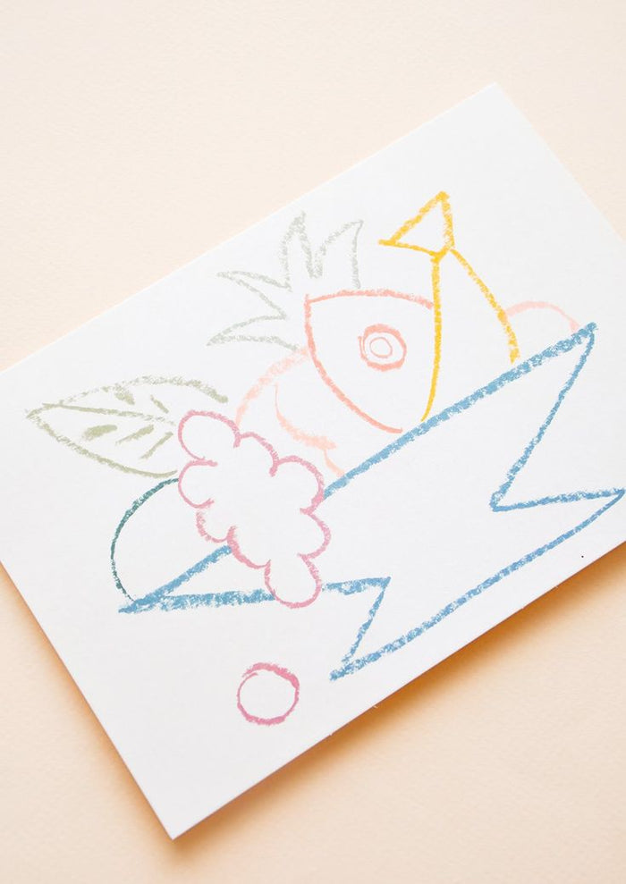 Fruit Bowl Art Card at Golden Rule Gallery