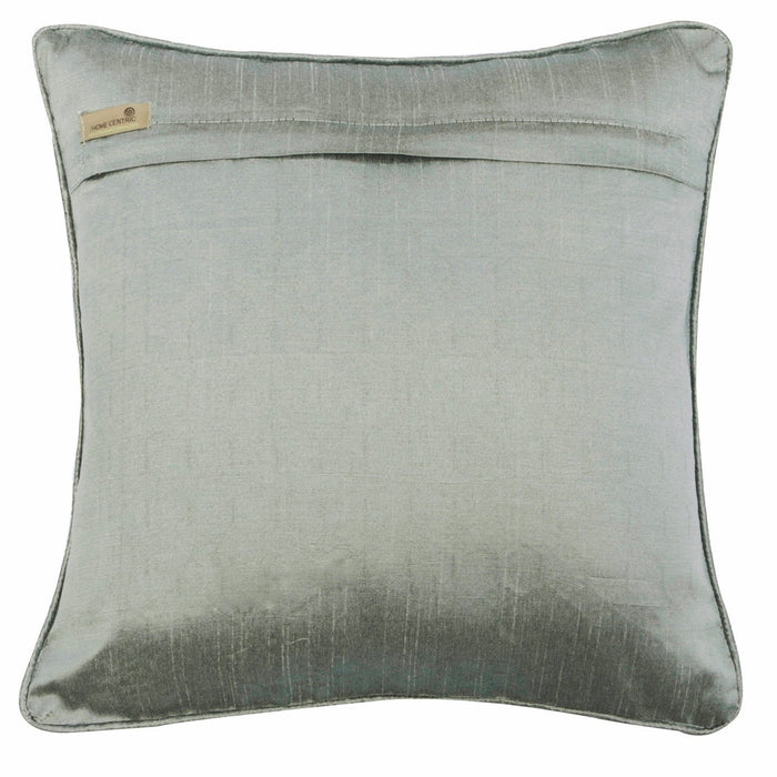 Geometric Sea - Blue Jacquard Decorative Euro Sham