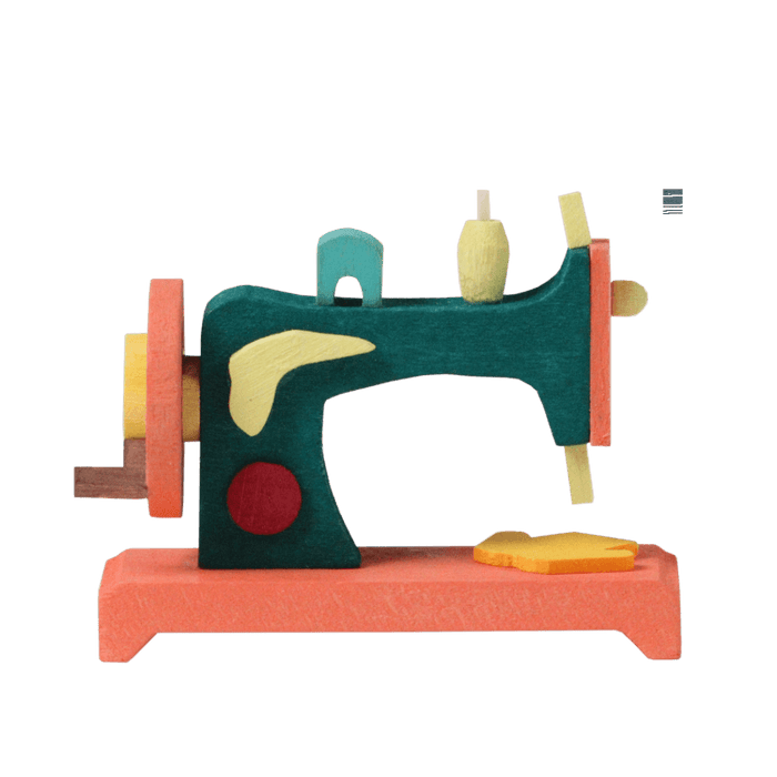 German Christmas Ornament: Sewing Machine