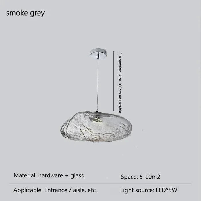 Smoke grey / D20cm / Warm light
