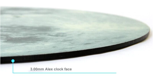 Glowing Moon Wall Clock