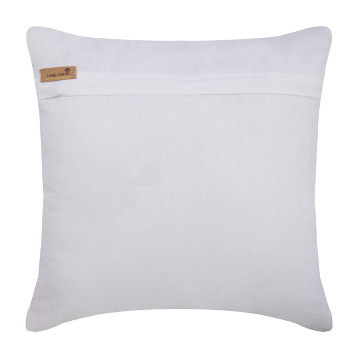 Gold Coral Hunt - Ivory Cotton Linen Decorative Euro Sham