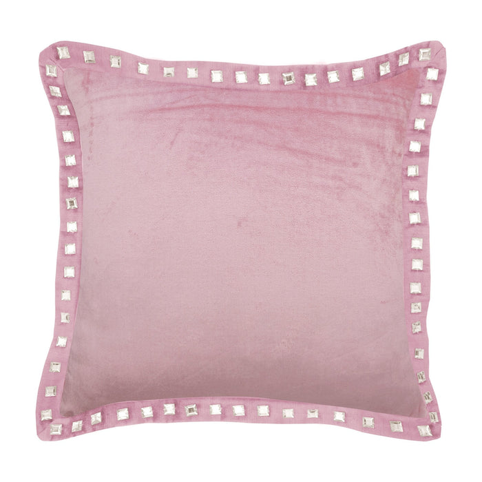 Gold Crystal Palace - Gold Velvet Throw Pillow Cover