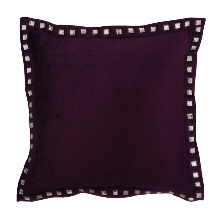 Gold Crystal Palace - Gold Velvet Throw Pillow Cover