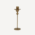Gold Forged Iron Flower Candlestick | Medium H27cm - Suzie Anderson Home
