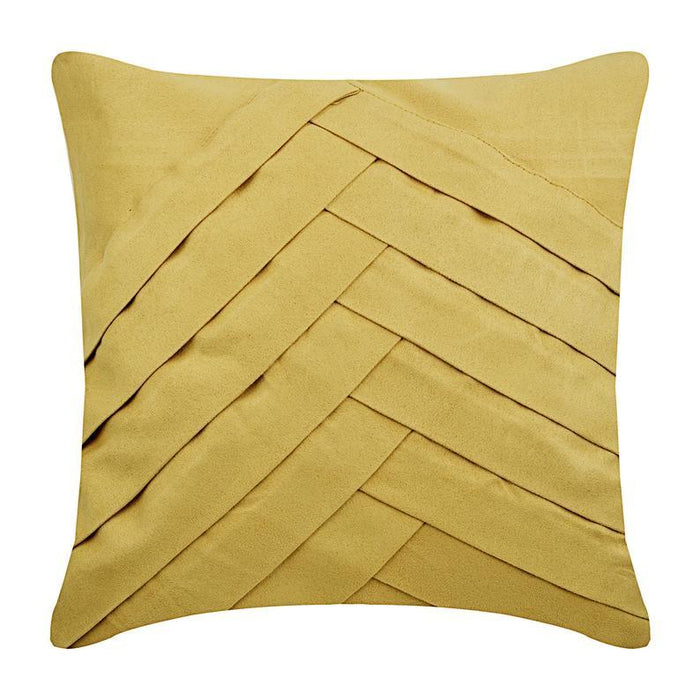 Gold No Limits No Lines - Dull Gold Suede Decorative Euro Sham