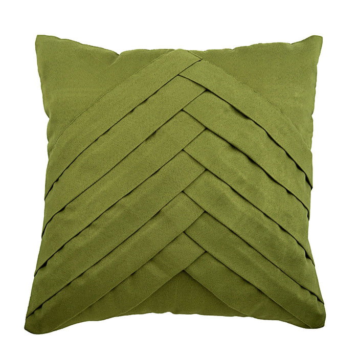 Gold No Limits No Lines - Dull Gold Suede Throw Pillow Cover