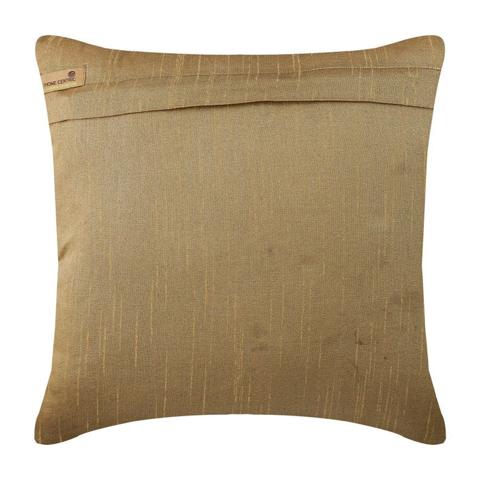 Gold Old Times Lattice Throw Pillow Cover