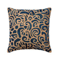 Gold Sapphires - Gold Velvet Decorative Euro Sham