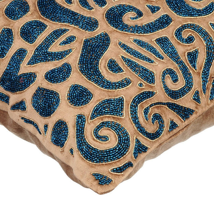 Gold Sapphires - Gold Velvet Decorative Euro Sham