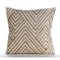 Gold Silver Tinsel Pillow Cover