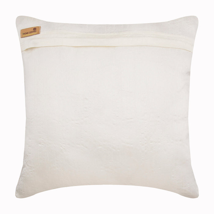 Gold Space - Gold Art Silk Throw Pillow Cover