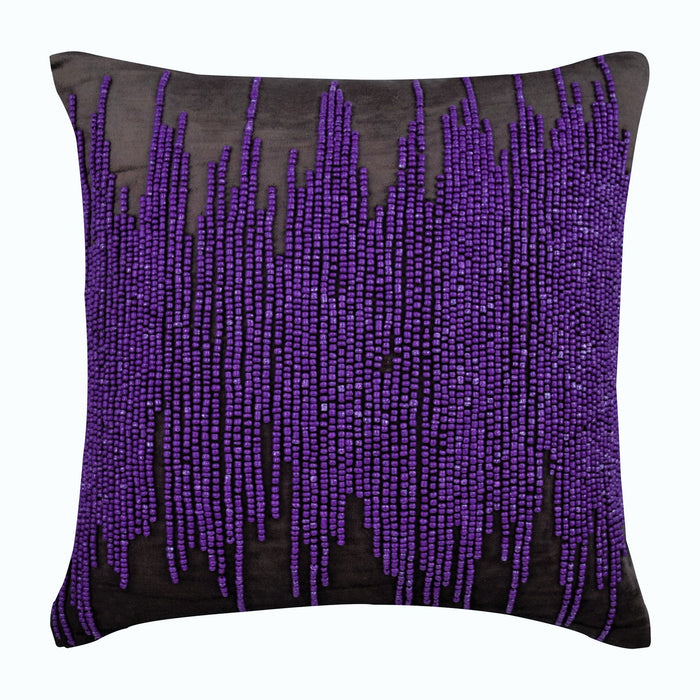 Gold Spill - Gold Velvet Throw Pillow Cover