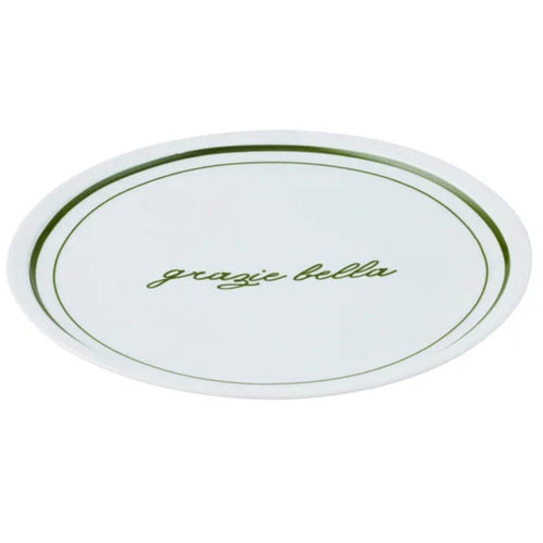 'Grazie Bella' Ceramic Round Platter | 33.5cm D - Suzie Anderson Home