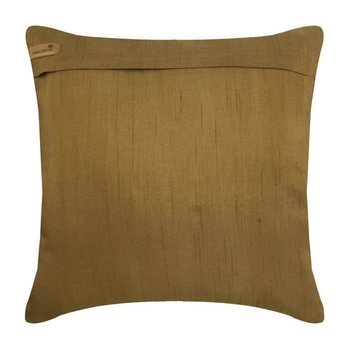 Green Lotus Embroidery Decorative Euro Sham