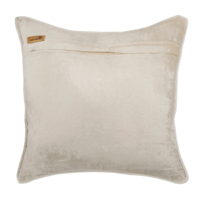 Grey Floral Beauty Velvet Throw Pillow Cover