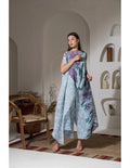 Grey Flower Kaftan