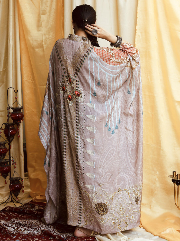 Ghazala Grey Festive Dress | Kurti Singapore