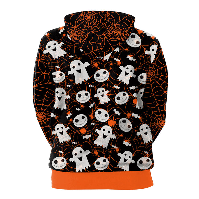 Halloween Hooded Pocket Sweatshirt