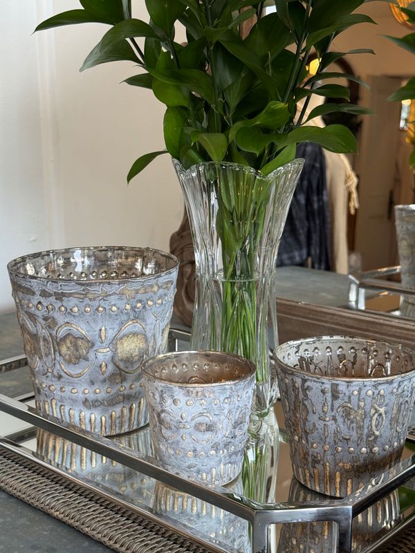 Handel Mercury Glass Votive | Small - Suzie Anderson Home