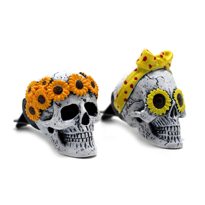 Happy Skeletons Car Air Vent Diffusers 2pc Set