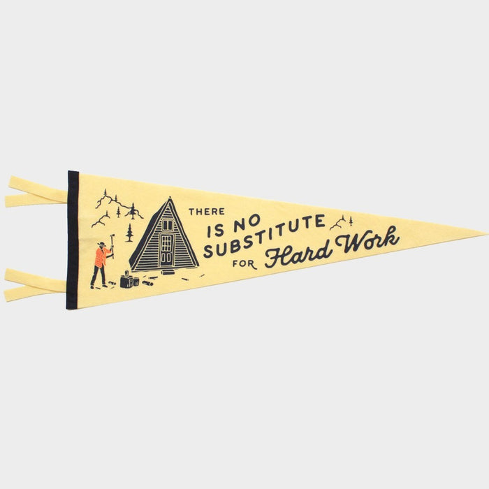 There is No Substitute For Hard Work Flag
