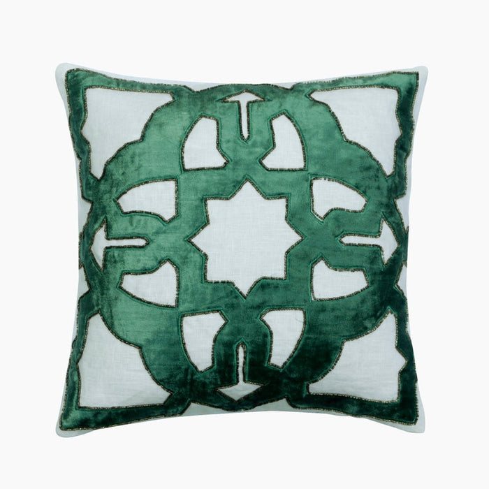 Hera - Purple Linen Throw Pillow Cover