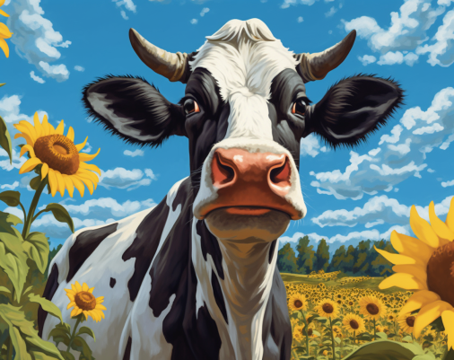 Hey There Cute Cow