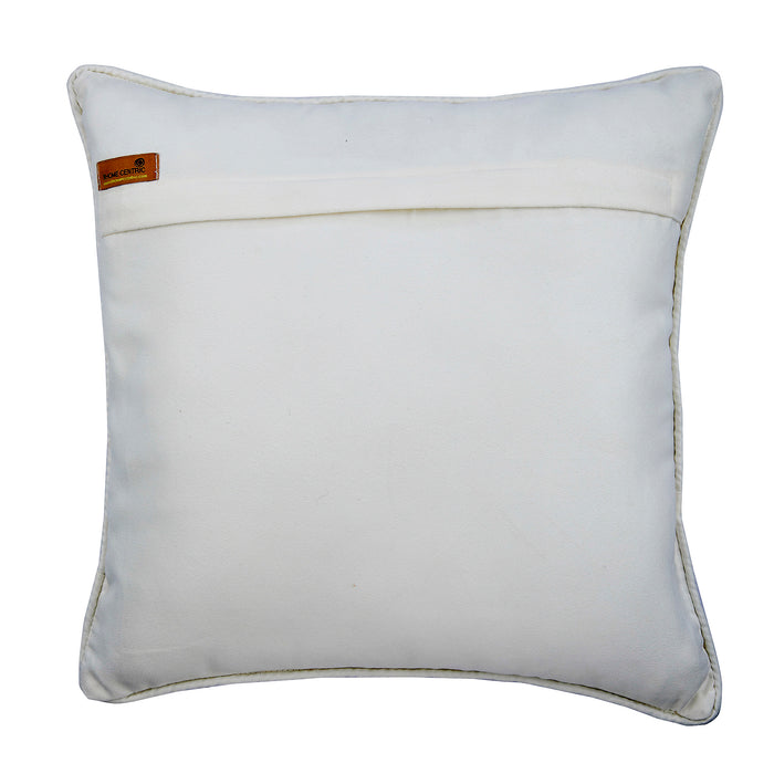 Honey Hexagon - Brown Velvet Throw Pillow Cover