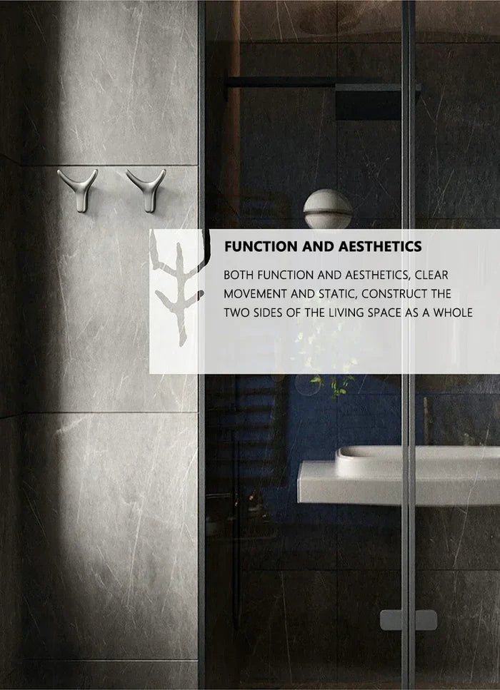 Modern bathroom with sleek fixtures and minimalist design for functional aesthetics