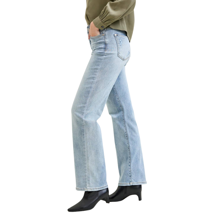 HW LT. Wash Straight Leg Jeans