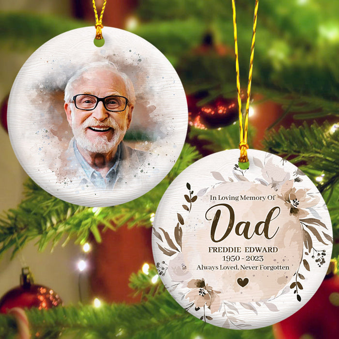 In Memory of Dad Ornaments
