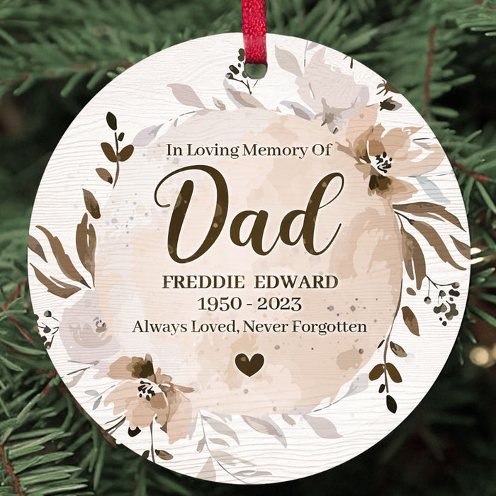 In Memory of Dad Ornaments