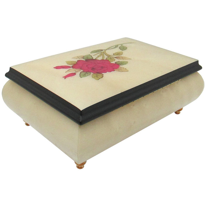 Italian Music Box, ", White, Matte Finish
