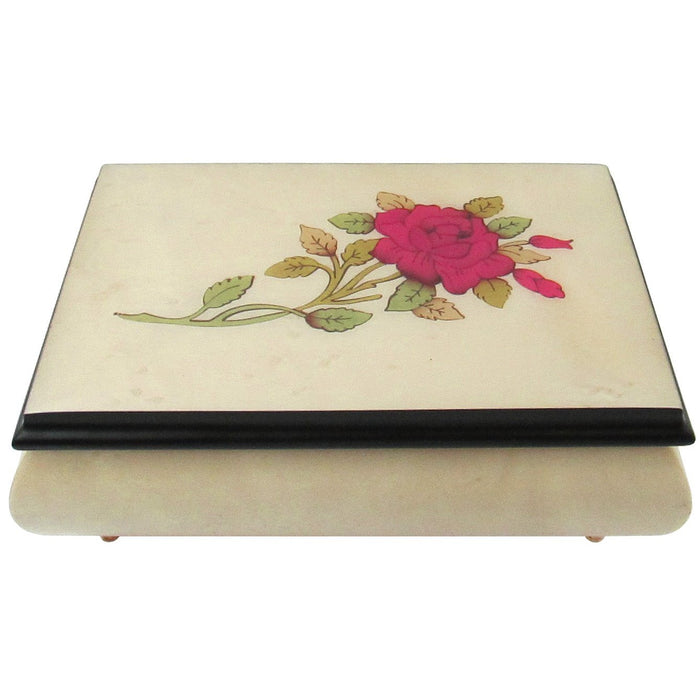 Italian Music Box, ", White, Matte Finish