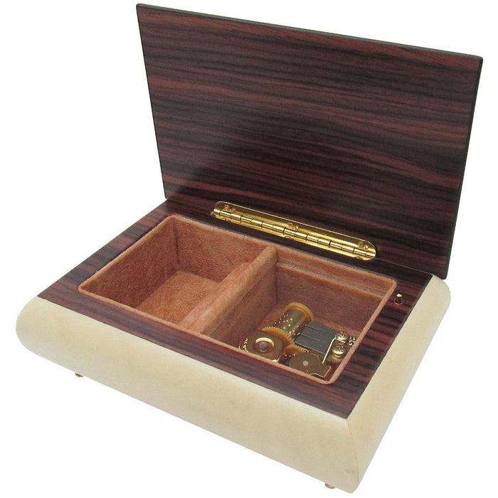 Italian Music Box, ", White, Matte Finish